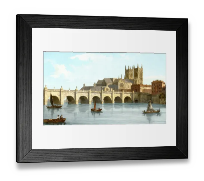 Framed Print : Westminster Bridge, bridge over the River Thames Framed Print : Westminster Bridge, bridge over the River Thames