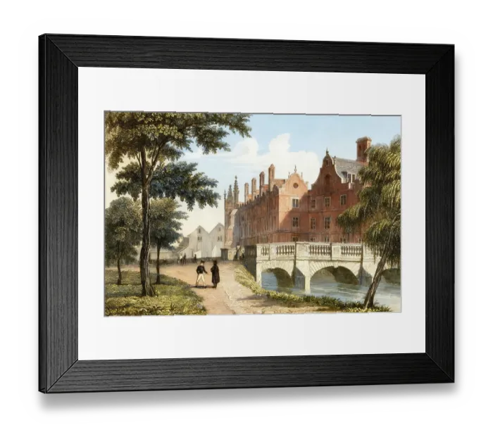 Framed Print : The University of Cambridge, England, 18th century