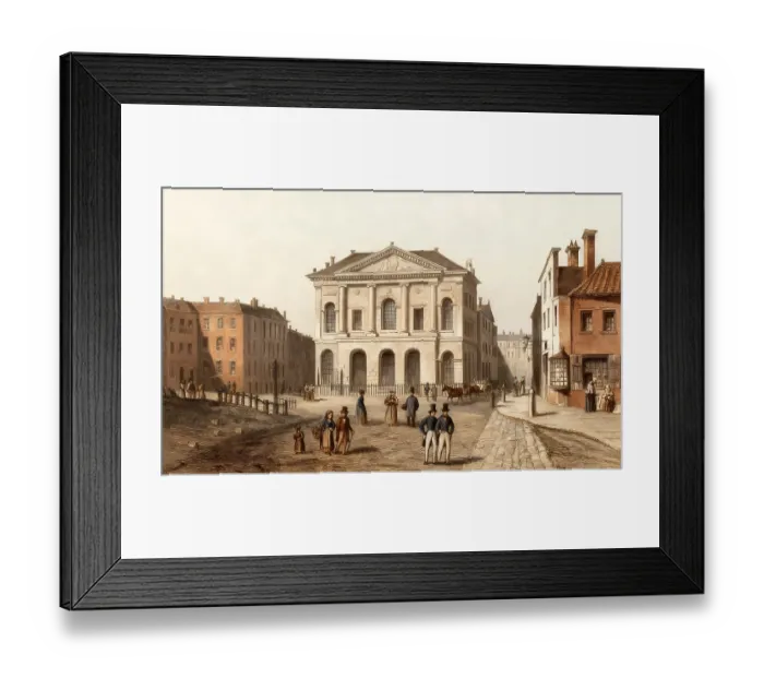 Framed Print : The Former Middlesex Session House or the Old Sessions House