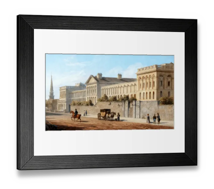 Framed Print : St Luke's Hospital for Lunatics