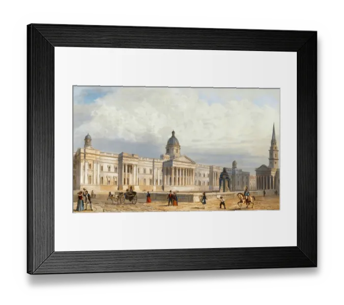 Framed Print : The National Gallery, Trafalgar Square