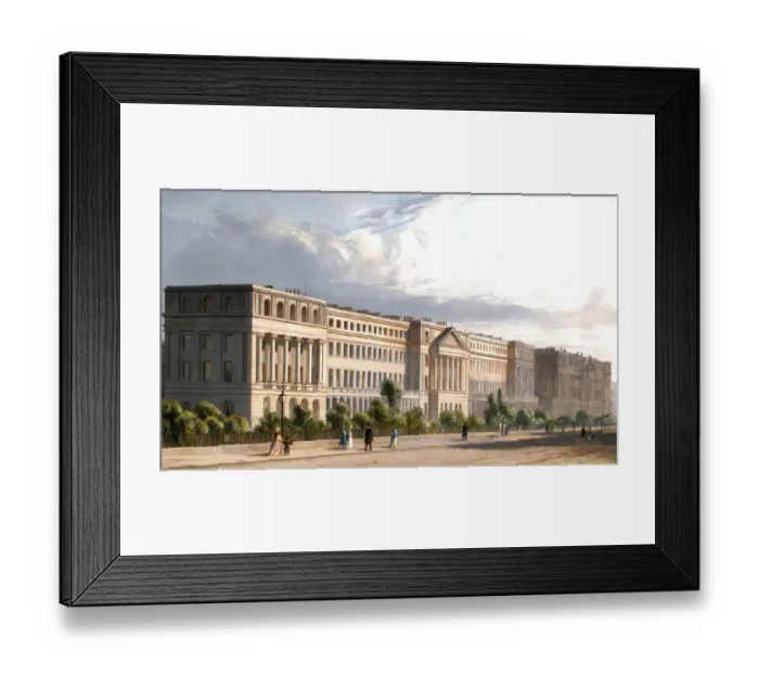 Framed Print : York Terrace, Marylebone, City of Westminster