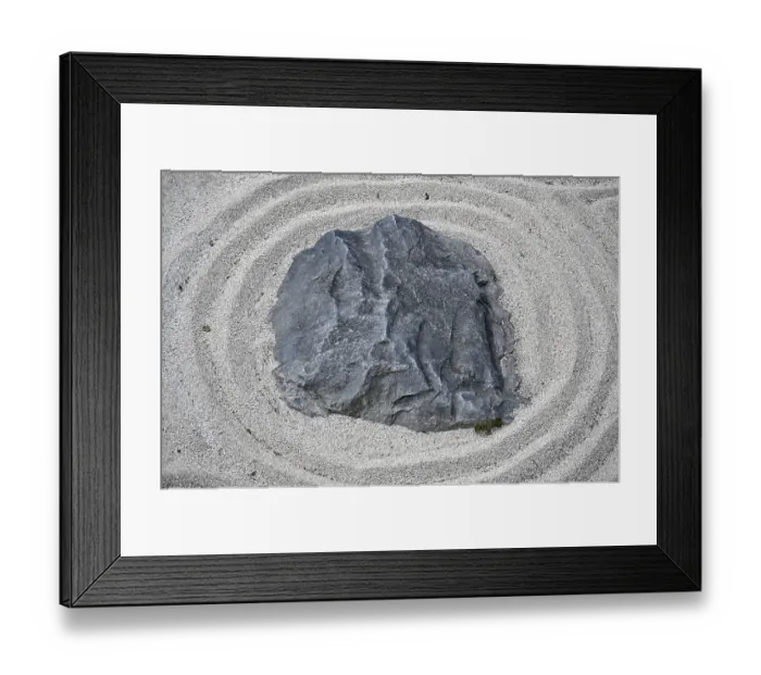 Framed Print : Zen garden Framed Print : Zen garden