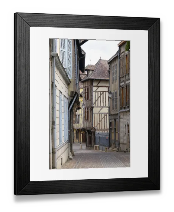 Framed Print : Alley in Troyes Framed Print : Alley in Troyes