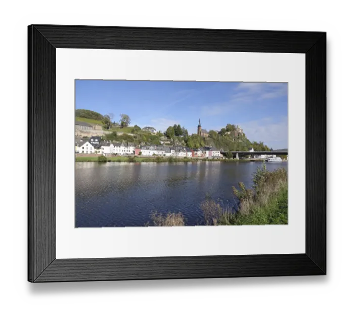 Framed Print : Saar and Saarburg Framed Print : Saar and Saarburg