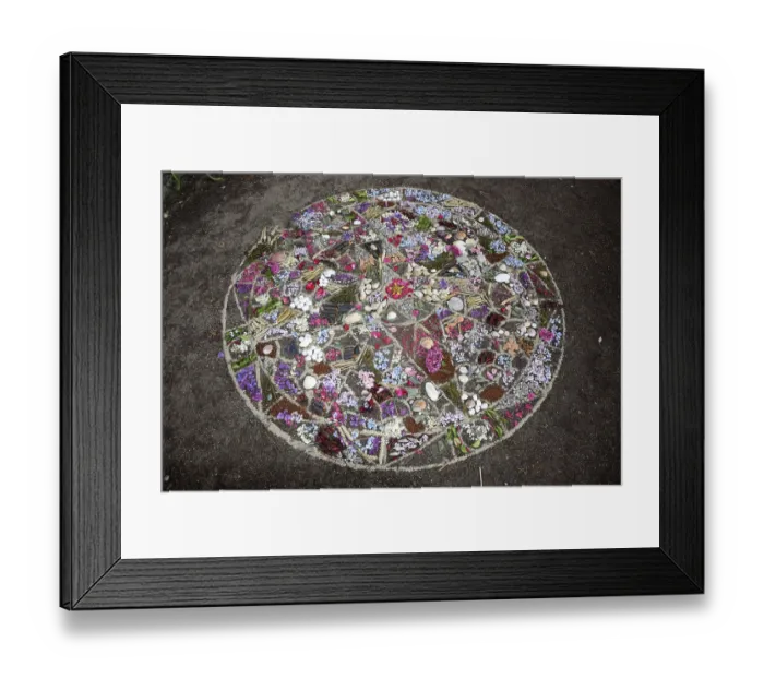 Framed Print : Mandala