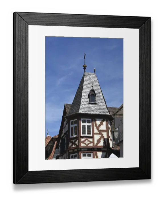 Framed Print : Fachwerk in Mosbach Framed Print : Fachwerk in Mosbach