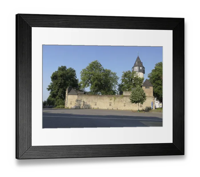 Framed Print : Friedberger Warte in Frankfurt Framed Print : Friedberger Warte in Frankfurt