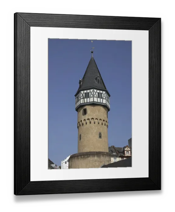 Framed Print : Bockenheimer Warte in Frankfurt