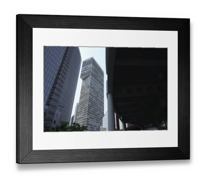 Framed Print : Skyscraper in Frankfurt Framed Print : Skyscraper in Frankfurt
