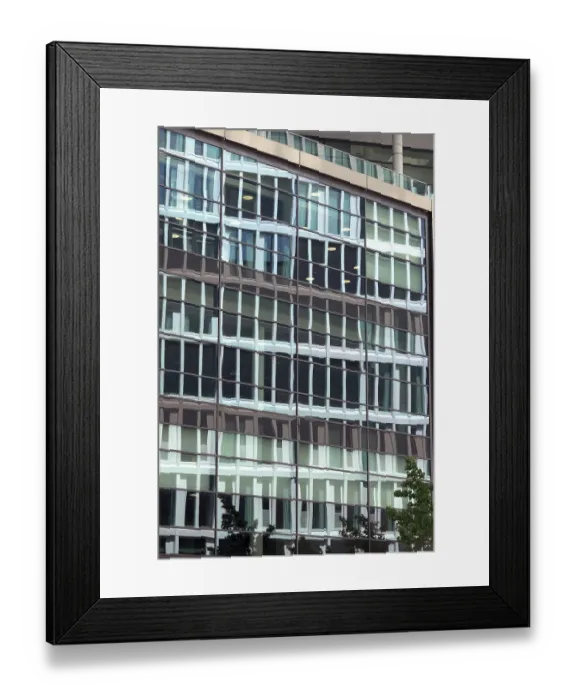 Framed Print : Glass facade in Frankfurt Glass faade in Frankfurt Framed Print : Glass facade in Frankfurt Glass faade in Frankfurt