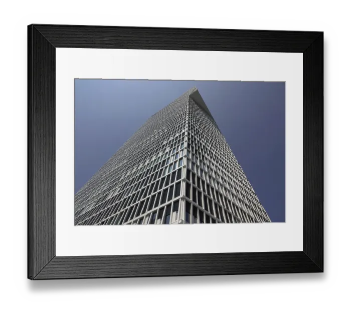 Framed Print : Skyscraper in Frankfurt
