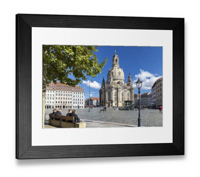 Framed Print : Church of Our Lady and Neumarkt in Dresden Framed Print : Church of Our Lady and Neumarkt in Dresden