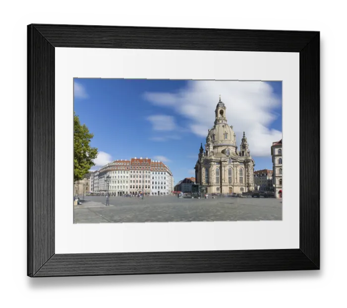 Framed Print : Church of Our Lady and Neumarkt in Dresden Framed Print : Church of Our Lady and Neumarkt in Dresden
