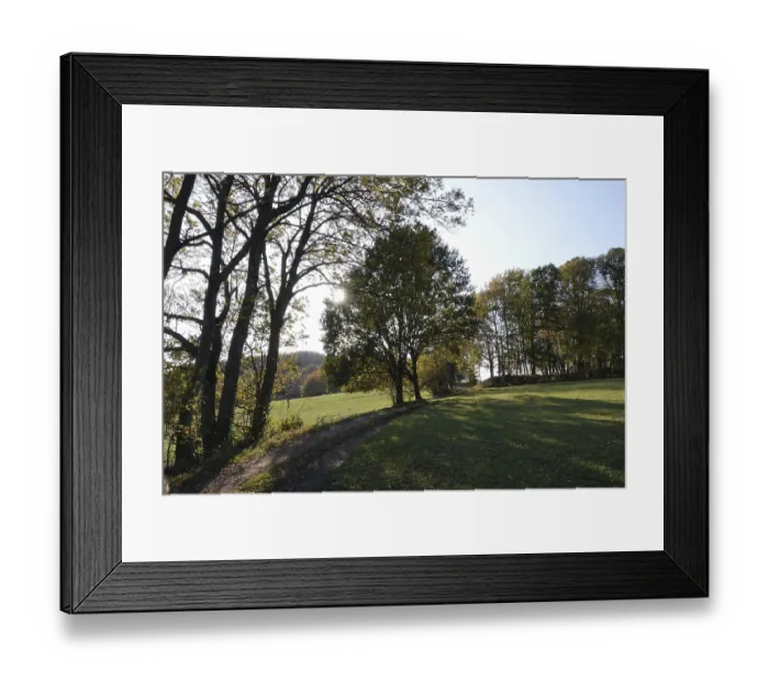 Framed Print : Landscape in the Odenwald