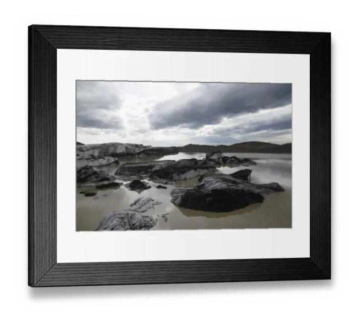 Framed Print : Glacial lake at Svinafellsjokull Framed Print : Glacial lake at Svinafellsjokull