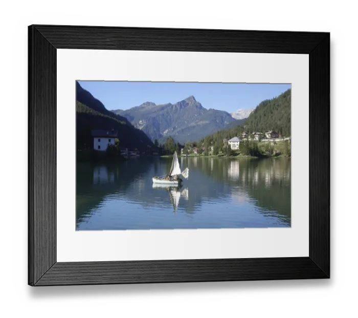 Framed Print : Lago di Alleghe Framed Print : Lago di Alleghe