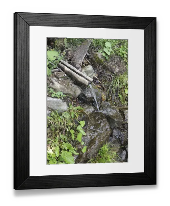 Framed Print : Fountains in the mountains