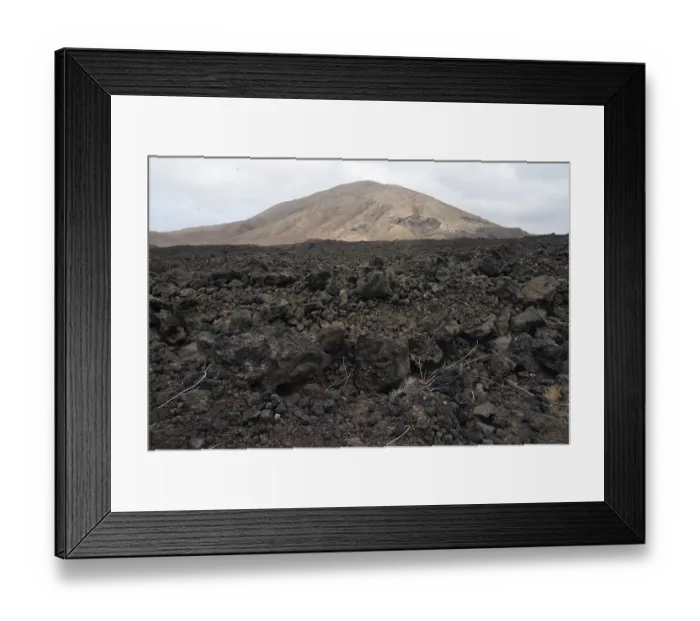 Framed Print : Volcano in Lanzarote