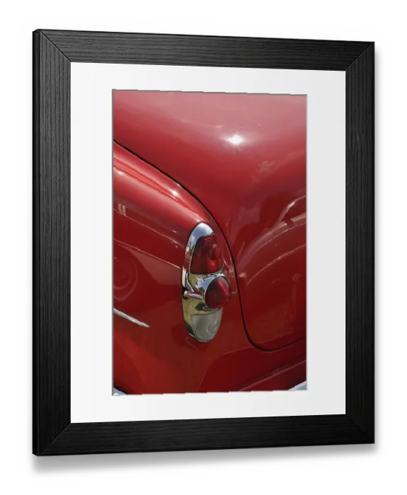 Framed Print : Lamp on a vintage car Framed Print : Lamp on a vintage car