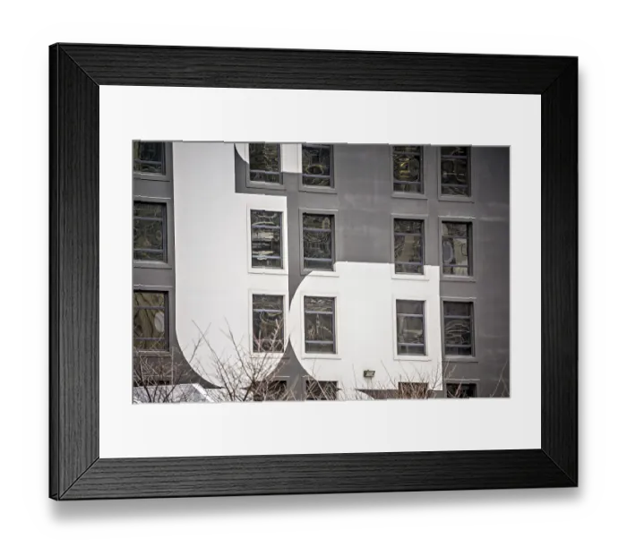 Framed Print : Abstract architectural elements in a major city