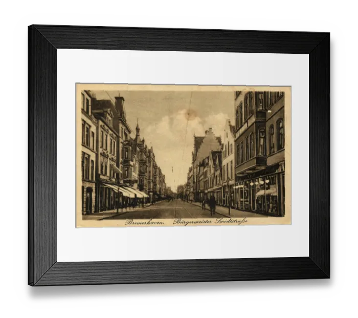 Framed Print : Historical postcard around 1900 Framed Print : Historical postcard around 1900