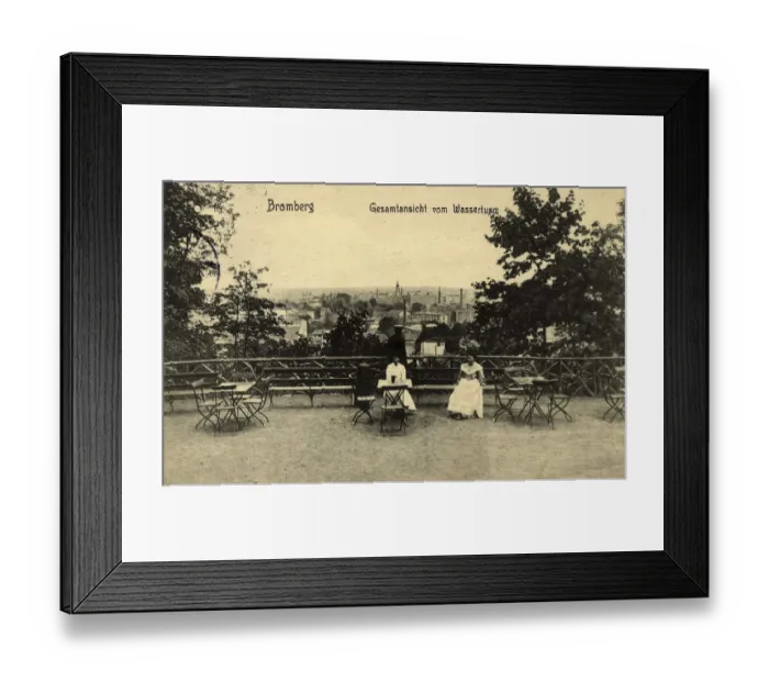 Framed Print : Historical postcard around 1900