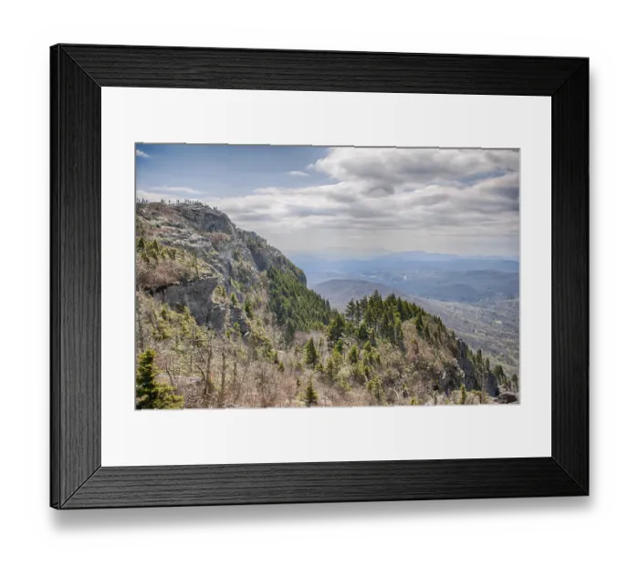 Framed Print : North carolina blue ridge parkway