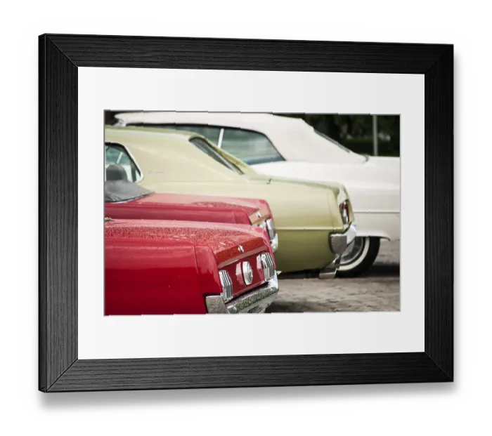 Framed Print : Detail of classic retro vintage cars closeup Framed Print : Detail of classic retro vintage cars closeup