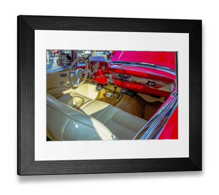 Framed Print : Driver's cockpit of a classic car Driver's cockpit of a classic car Framed Print : Driver's cockpit of a classic car Driver's cockpit of a classic car
