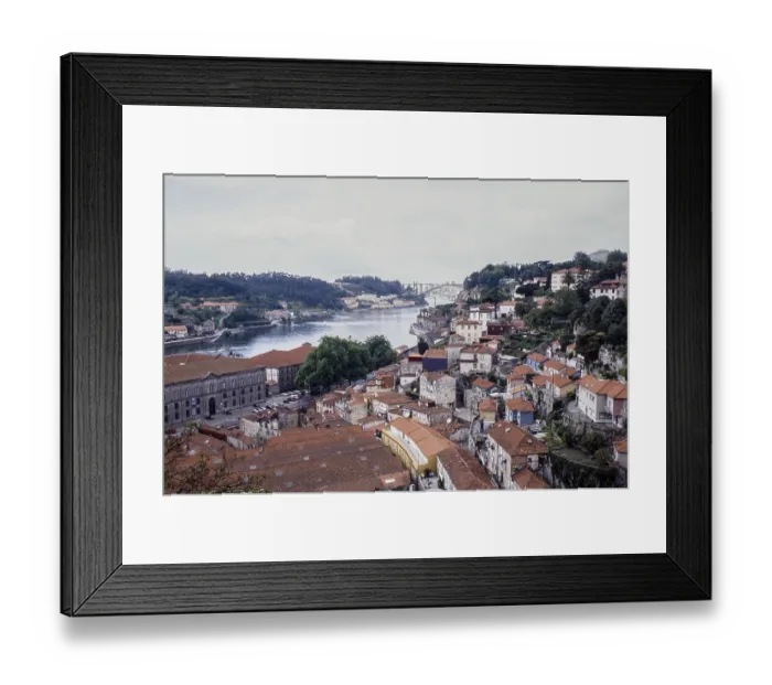 Framed Print : View of the Douro from Jardim Joao Chagas and old town Framed Print : View of the Douro from Jardim Joao Chagas and old town
