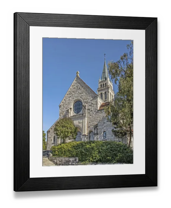 Framed Print : St. John Catholic Church, Romanshorn