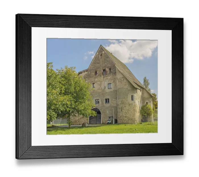 Framed Print : Entenburg Pfohren, district of Donaueschingen