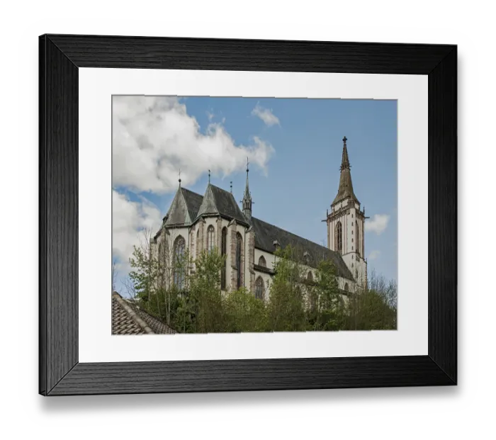 Framed Print : St. James Cathedral, Titisee-Neustadt in the Black Forest