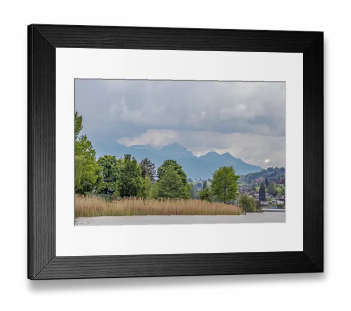 Framed Print : Lake Lucerne near Kussnacht am Rigi