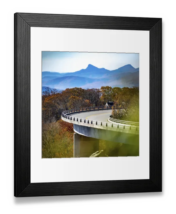 Framed Print : Linn Cove Viaduct nearGrandfather Mountain Framed Print : Linn Cove Viaduct nearGrandfather Mountain