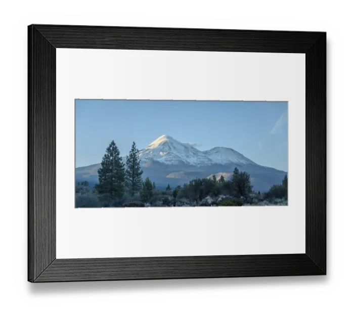 Framed Print : Dramatic nature scenes near Mount Shasta Cascade Range California Framed Print : Dramatic nature scenes near Mount Shasta Cascade Range California