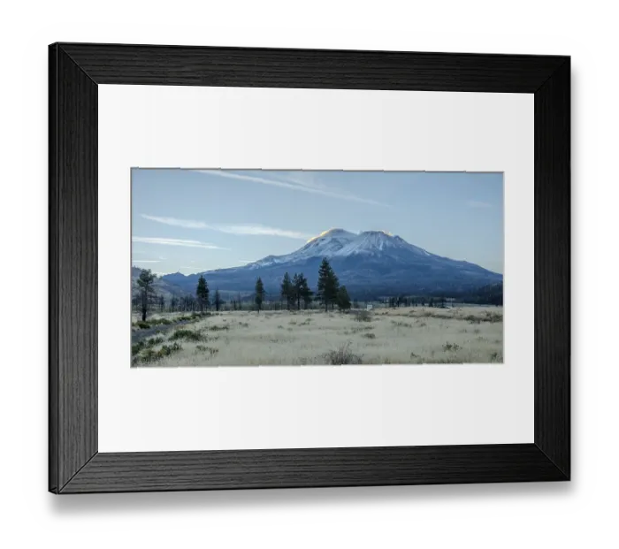 Framed Print : Dramatic nature scenes near Mount Shasta Cascade Range California Framed Print : Dramatic nature scenes near Mount Shasta Cascade Range California
