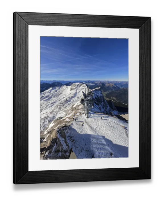 Framed Print : At Zugspitze mountain in Bavaria Framed Print : At Zugspitze mountain in Bavaria