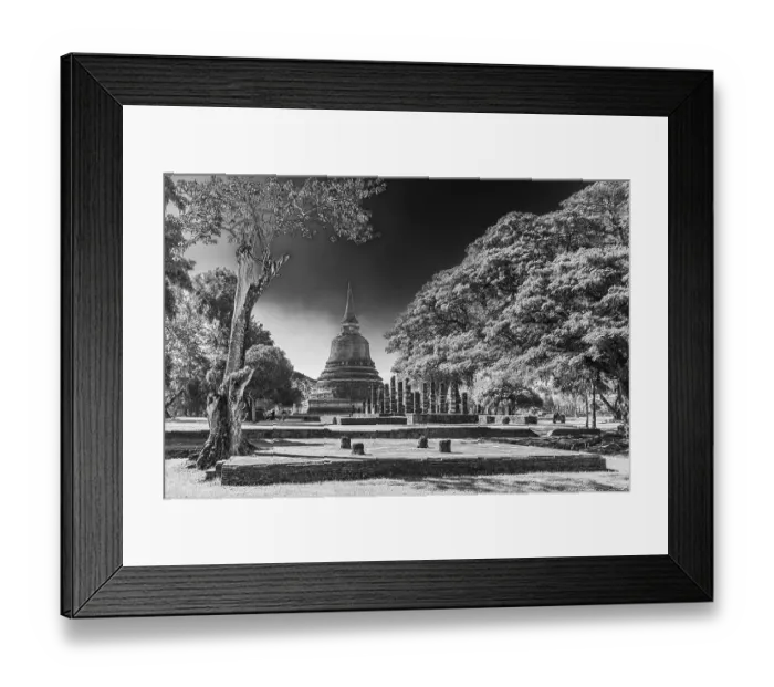 Framed Print : Historic Buddhist temple complex Wat Mahathat