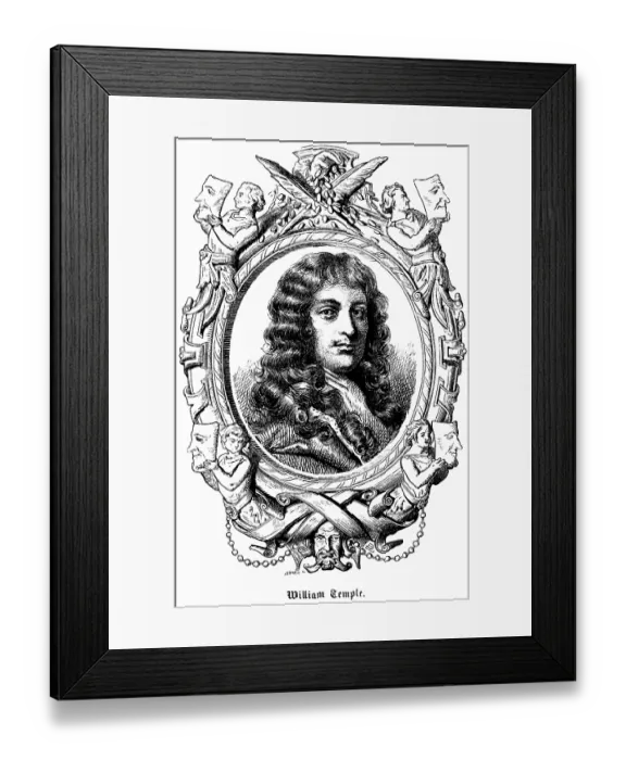 Framed Print : Sir William Temple 1st Baronet (1628 -1699) England
