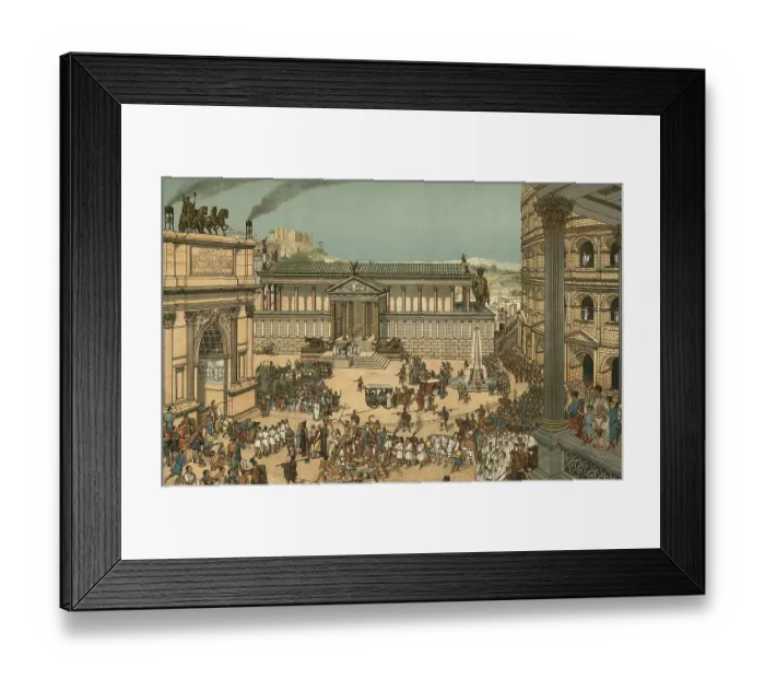 Framed Print : Reconstruction of the Roman Forum Framed Print : Reconstruction of the Roman Forum