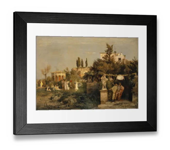 Framed Print : Arnold Bocklin (born 16 October 1827)
