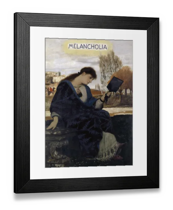 Framed Print : Arnold Bocklin (born 16 October 1827)