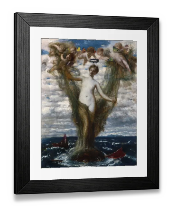 Framed Print : Arnold Bocklin (born 16 October 1827) Framed Print : Arnold Bocklin (born 16 October 1827)