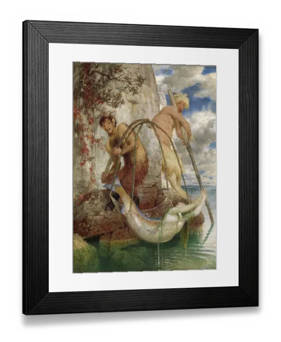 Framed Print : Arnold Bocklin (born 16 October 1827)