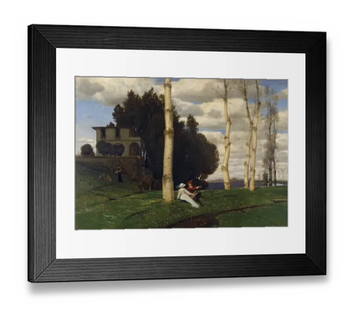 Framed Print : Arnold Bocklin (born 16 October 1827)