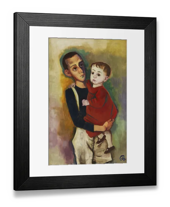 Framed Print : Karl Christian Ludwig Hofer, also Carl Hofer (born 11 October 1878)