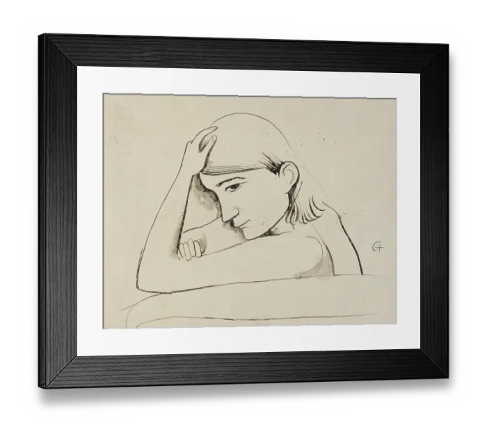 Framed Print : Karl Christian Ludwig Hofer, also Carl Hofer (born 11 October 1878)