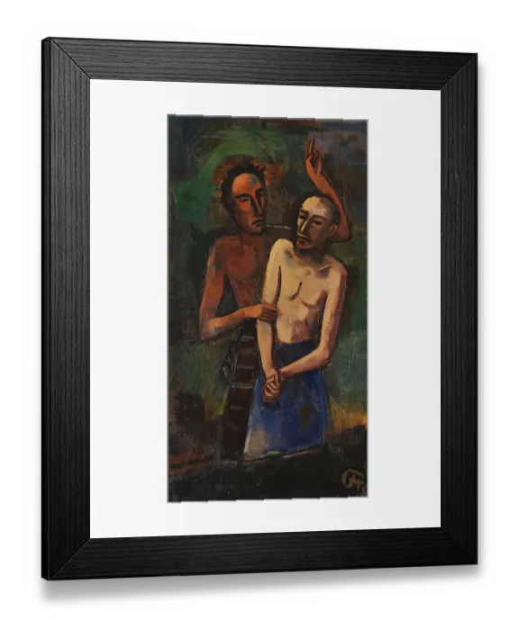 Framed Print : Karl Christian Ludwig Hofer, also Carl Hofer (born 11 October 1878)